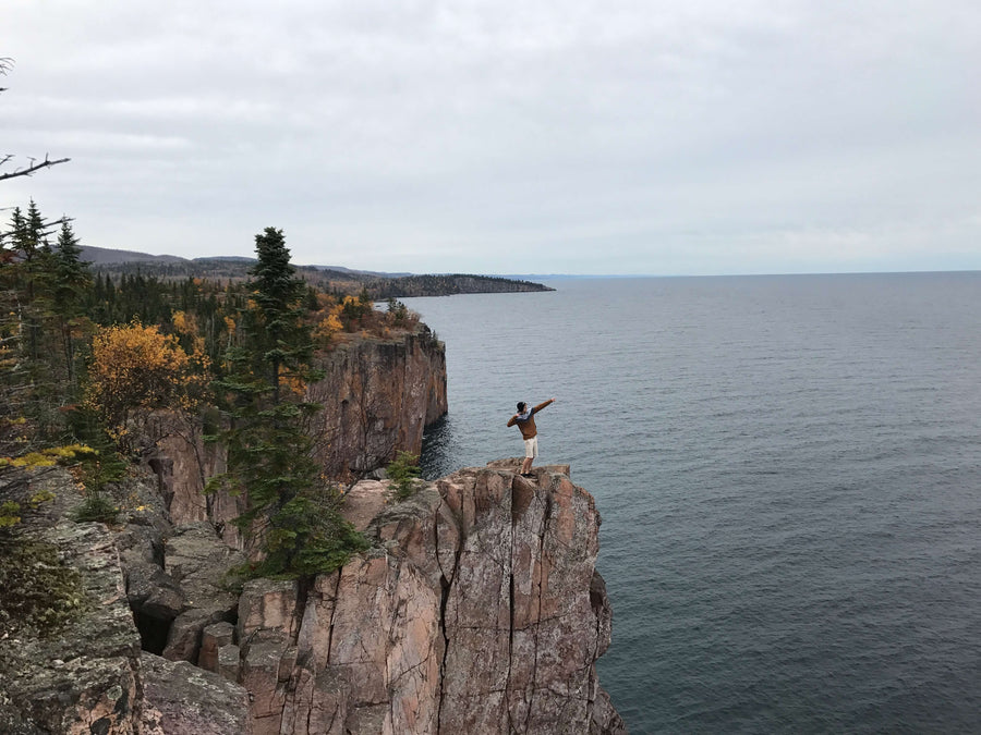 Lake Superior Water Conservation at Palisade Head Along the Cliffs
